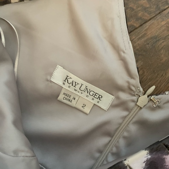 Kay Unger New York Dress Animal Print Cocktail - Picture 9 of 12